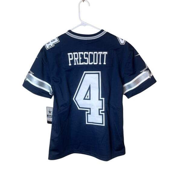 NFL Kids Navy and Silver Cowboys Jersey - Picture 6 of 6